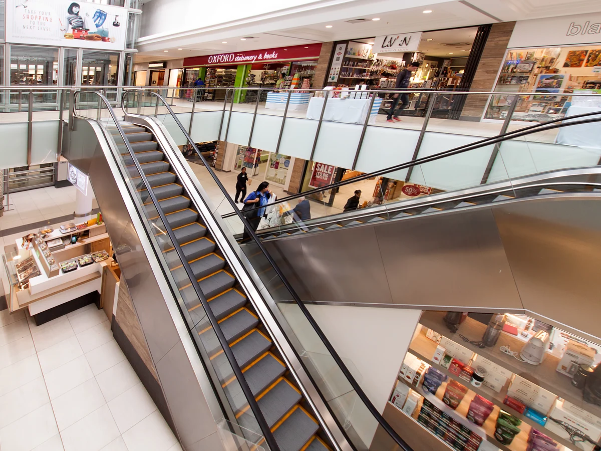 Gardens Shopping Centre Vision Elevators project