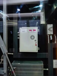 Landing indicator and control equipment at the KwaZulu-Natal glass elevator.